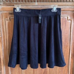 Hollister Faux Suede Stretch Skater Skirt Size Large